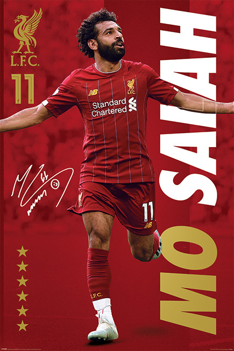 Poster FC - Mo Salah | Wall Art, Gifts & Merchandise |