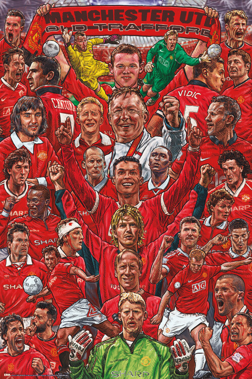 Плакат Manchester United - Legends