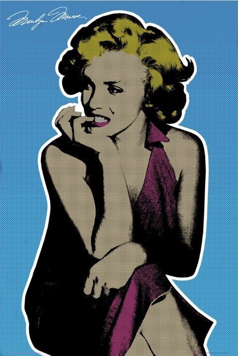 Radioaktiv Illusion vinter Poster MARILYN MONROE - pop art | Wall Art, Gifts & Merchandise |  Abposters.com