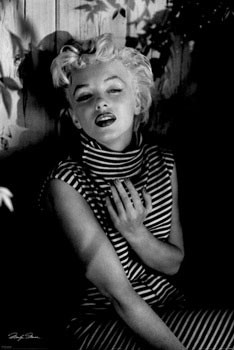 Poster Marilyn Monroe - stripes | Wall Art, Gifts & Merchandise ...