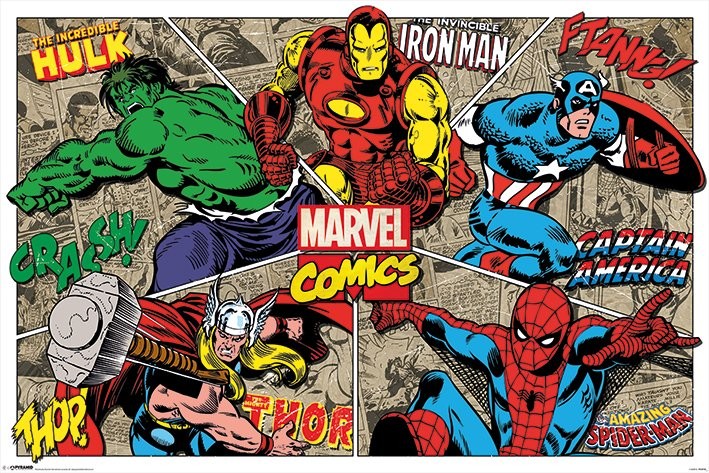 Marvel Poster  Marvel comics vintage, Marvel posters, Marvel comics  wallpaper