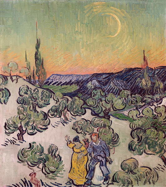 Poster Moonlit Landscape, 1889