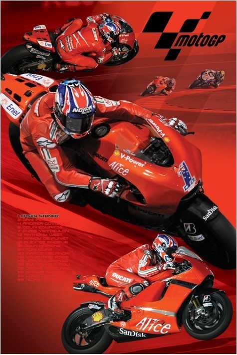 Moto GP - stoner Poster | Sold at UKposters