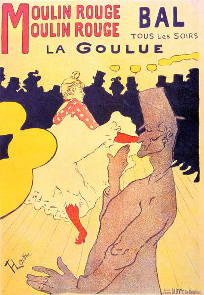 Poster Moulin Rouge, Paris 1891