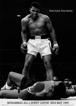 Poster Muhammad Ali - vs. Sonny Liston | Wall Art, Gifts & Merchandise ...