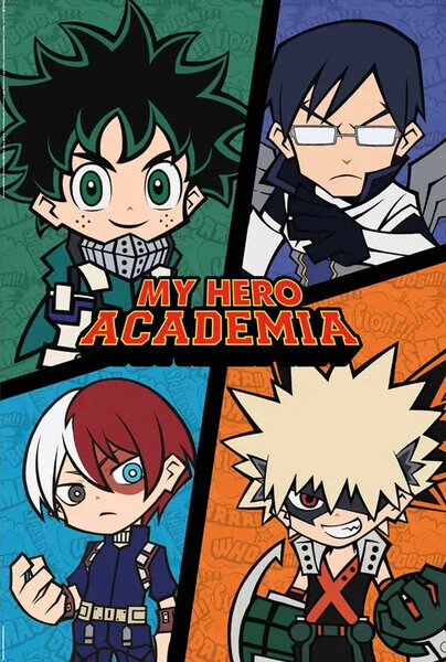 My Hero Academia Poster, Exclusive Art