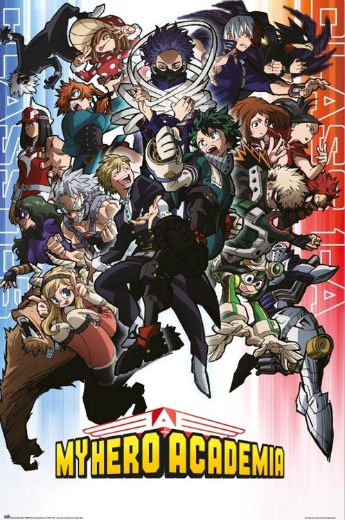 Poster My Hero Academia - Class 1-A and Class 1-B