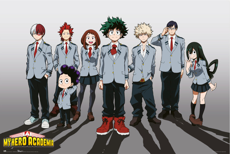 Poster My Hero Academia - Uniform Version | Wall Art | 3+1 FREE ...