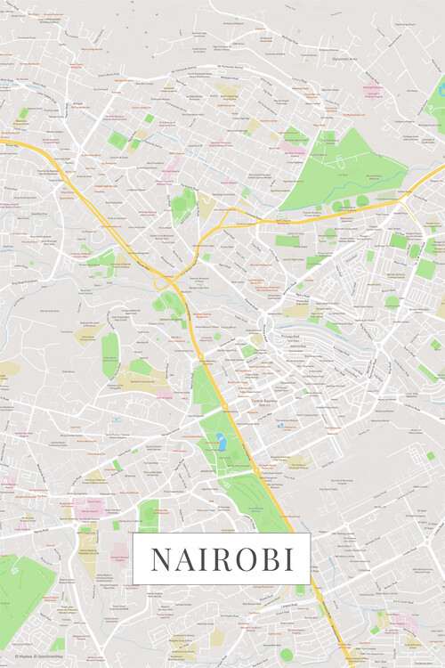 Poster Nairobi color