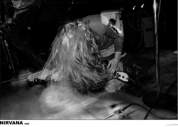 Poster Nirvana - Live 1989