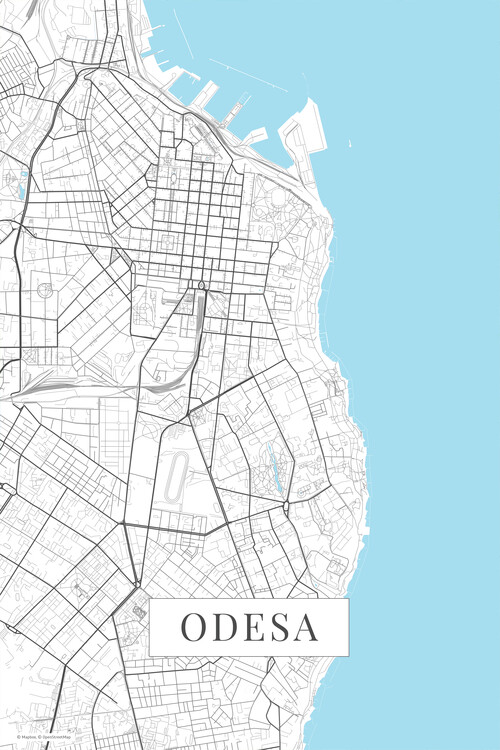 Poster Odessa white