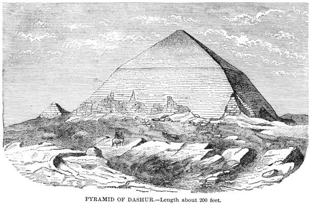 Poster Old engraved illustration of Ancient Egyptian