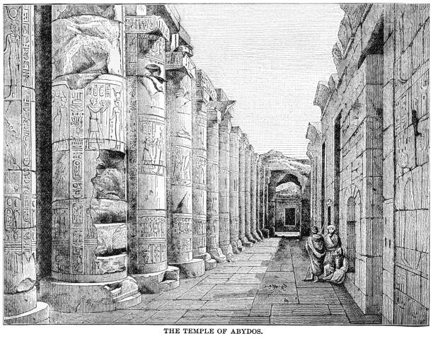 Poster Old engraved illustration of the the
