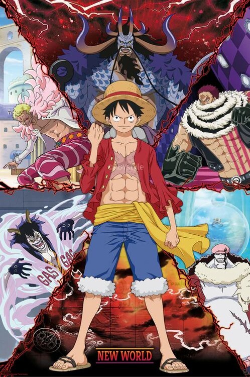 Poster One Piece - Luffy vs New World