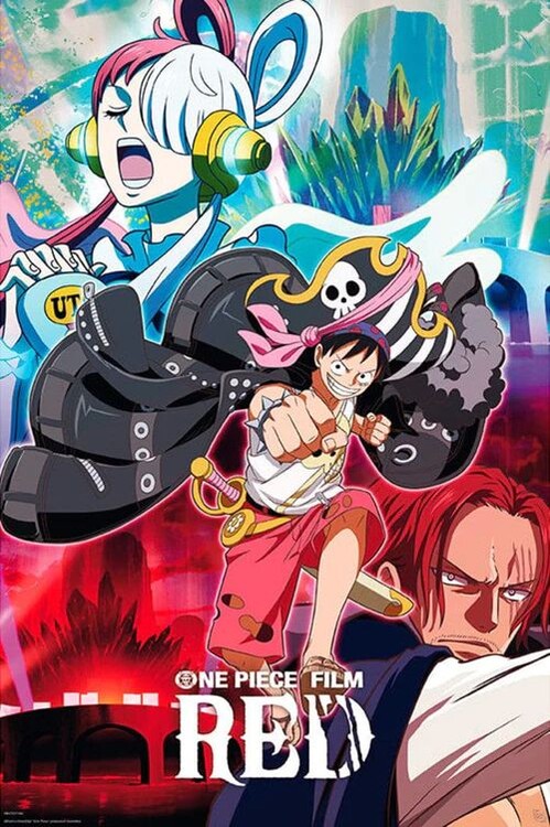 Poster One Piece: Red - Movie Poster | Wall Art | 3+1 FREE | Europosters - One Piece Movie Red Release Date Usa