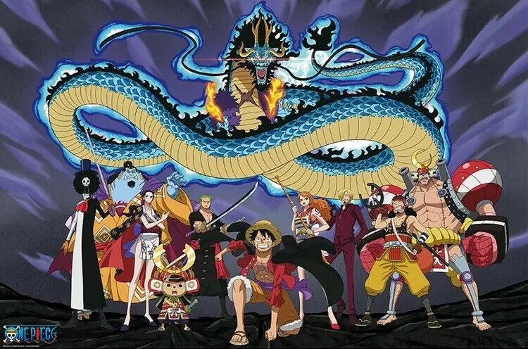 Poster One Piece - The Crew vs Kaido | Wall Art, Gifts & Merchandise 