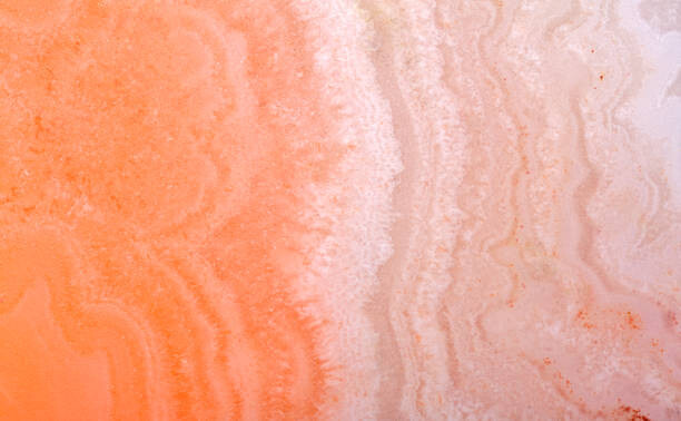 Poster orange color agate macro