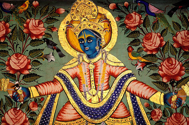 Poster Painting of Krishna