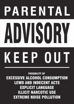 parental advisory poster