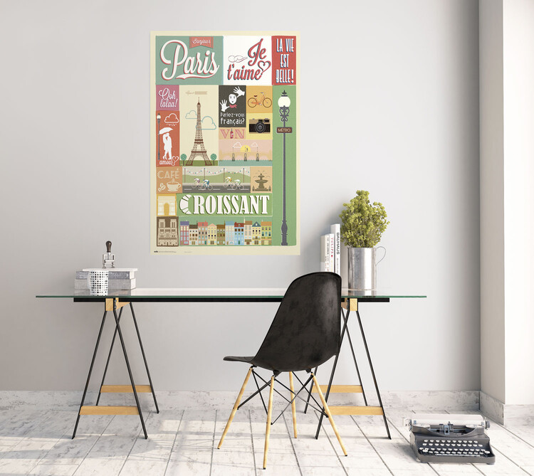 Poster Paris - Collage