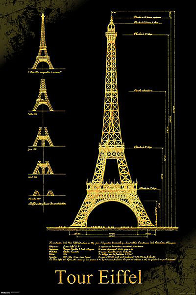 Paris - Eiffel Tower Poster