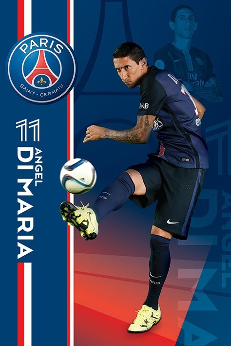 Empirisk gør ikke Fjord Poster Paris Saint-Germain FC - Angel Di Maria | Wall Art, Gifts &  Merchandise | Europosters