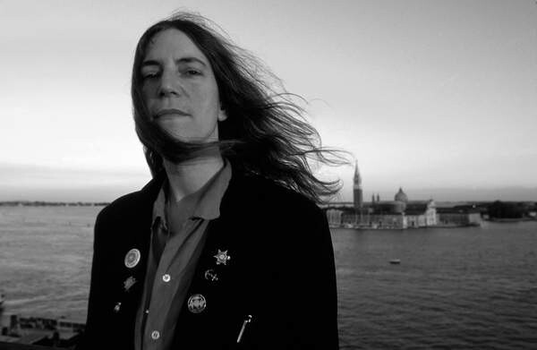 Poster Patti Smith in Venice in 1999
