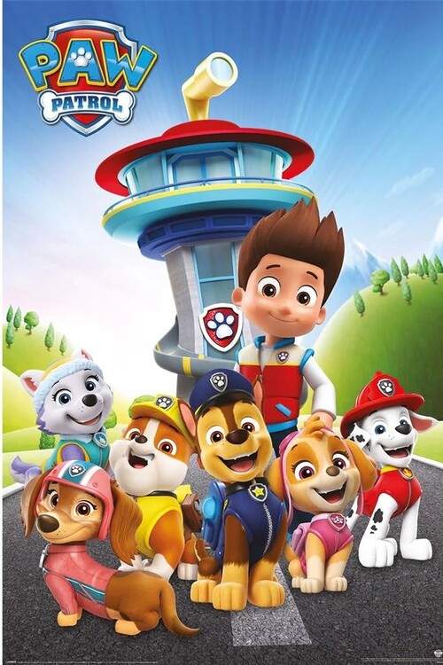 Плакат Paw Patrol - Ready for Action