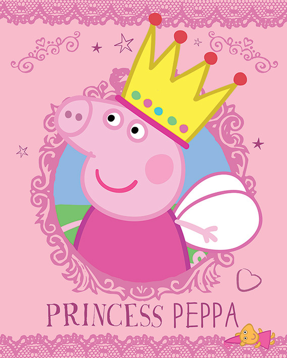 Poster, Quadro Peppa Pig - Princess Peppa em Europosters.pt