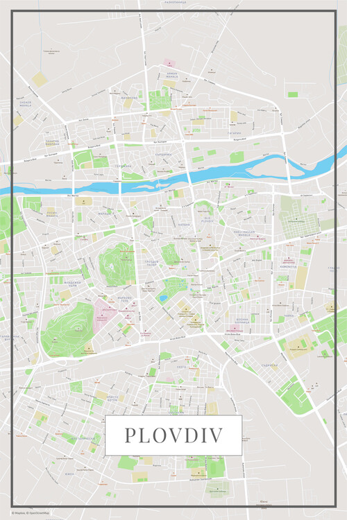 Poster Plovdiv color