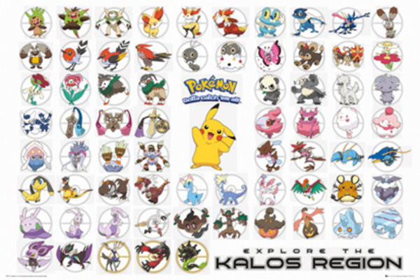 Meus pokemons favoritos de Kalos