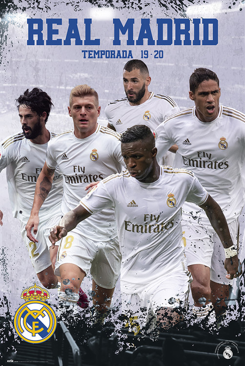 Poster Real Madrid 2019/2020 - Grupo