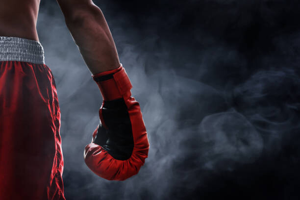 Плакат Red boxing glove