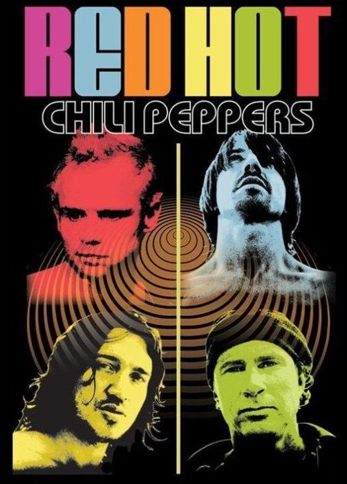 New Red Hot Chilli Peppers Logo RHCP Poster 