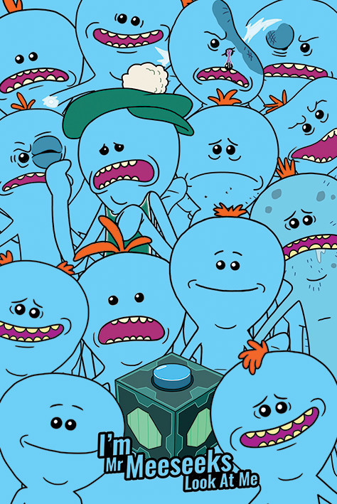 Mr Meeseeks Rick and Morty 1080P 2k 4k Full HD Wallpapers  Backgrounds Free Download  Wallpaper Crafter