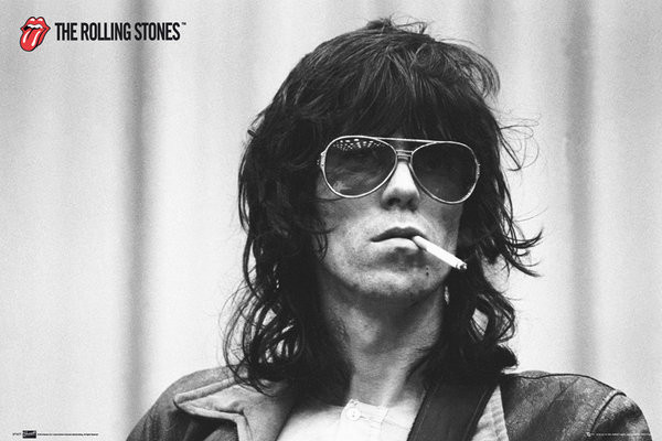 Keith Richards Print Rolling Stones Poster Art