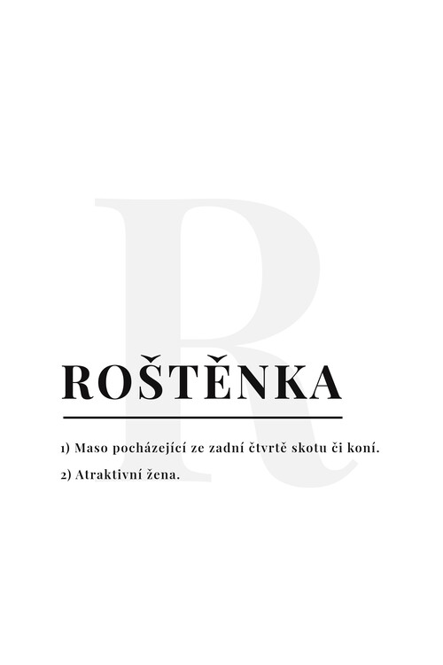 Poster Roštěnka