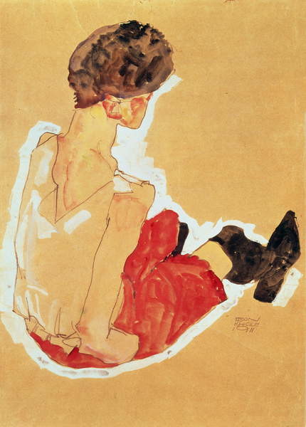 Poster Seated Woman, 1911
