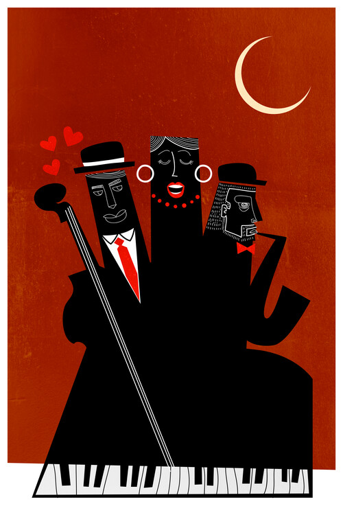 Poster Singing Around The Christmas Tree