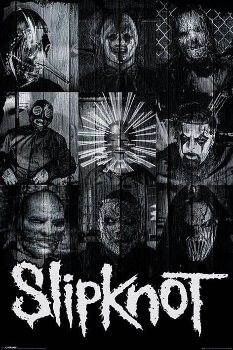 slot Luscious æstetisk Poster Slipknot - Masks | Wall Art, Gifts & Merchandise | Abposters.com