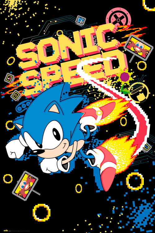 Poster Sonic the Hedgehog - Speed