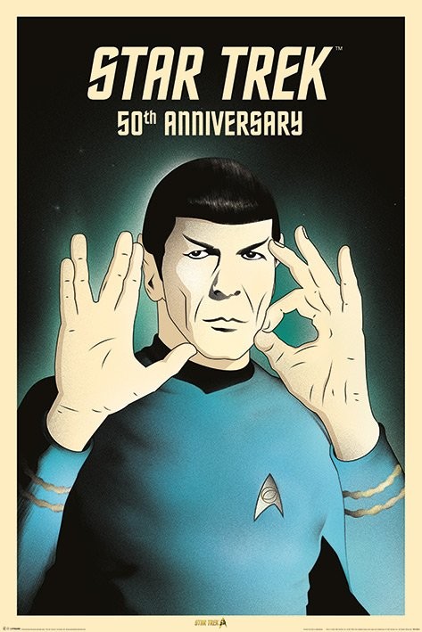 Star Trek Spock 5 0 50th Anniversary Poster Sold At