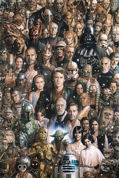 Poster STAR WARS - characters | Wall Art, Gifts  Merchandise |  Abposters.com