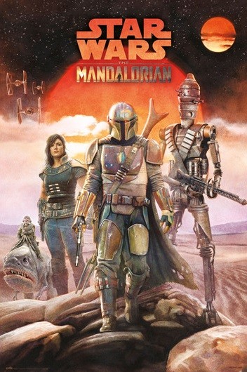 The Mandalorian Erik Poster de Porte Vertical Star Wars 53 x 158 cm