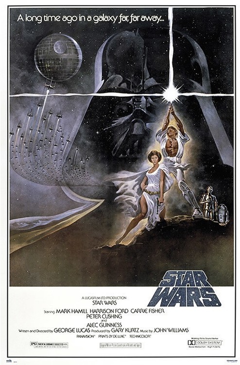 Poster Star Wars - Na galáxia