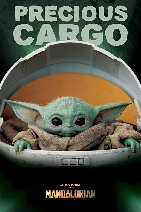 The Mandalorian Star Wars 18511 22x34 Baby Yoda Poster