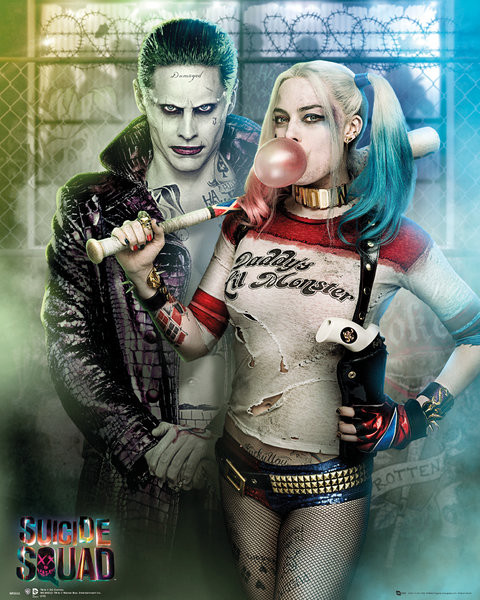 Poster Suicide Squad - Joker And Harley Quinn | Wall Art, Gifts &  Merchandise | Europosters