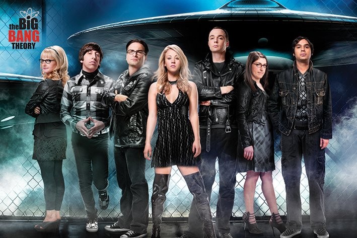 UFO Gerahmtes Poster Für Fans Und Sammler 40 x 30 cm 1art1 Big Bang Theory