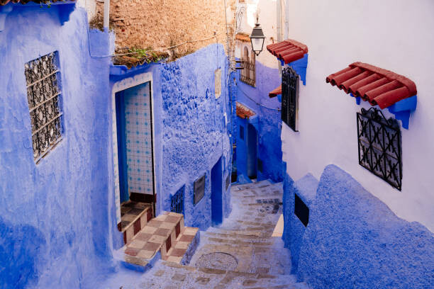 Poster The blue city of Chefchaouen, Morocco.