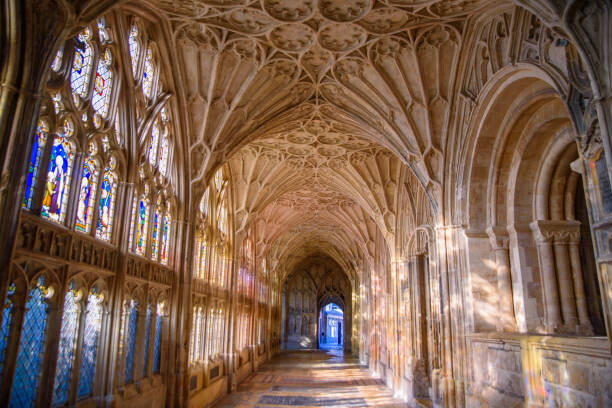 Poster The cloisters of Gloucester Cathedral in